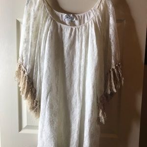 White Lace Boho Dress